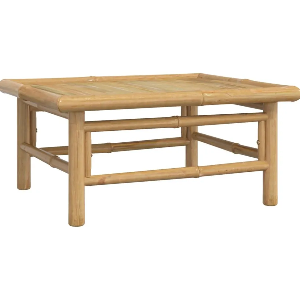 MAISON EXCLUSIVE - Salon de jardin 7 pcs avec coussins taupe bambou