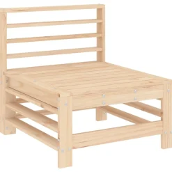 MAISON EXCLUSIVE - Salon de jardin 3 pcs bois massif de pin