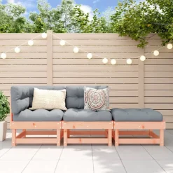 MAISON EXCLUSIVE - Salon de jardin 3 pcs bois massif douglas