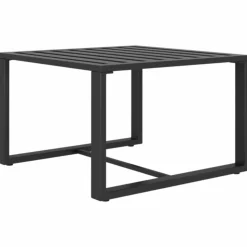 MAISON EXCLUSIVE - Salon de jardin 10 pcs avec coussins aluminium anthracite