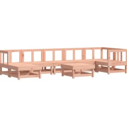 MAISON EXCLUSIVE - Salon de jardin 8 pcs bois massif douglas