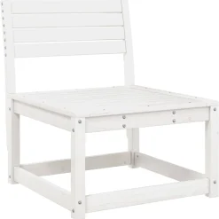 MAISON EXCLUSIVE - Salon de jardin 4 pcs blanc bois de pin massif