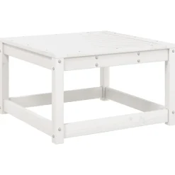 MAISON EXCLUSIVE - Salon de jardin 4 pcs blanc bois de pin massif