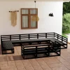 MAISON EXCLUSIVE - Salon de jardin 13 pcs bois de pin massif