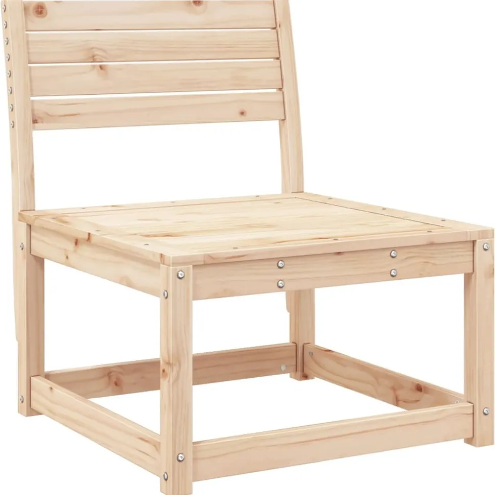 MAISON EXCLUSIVE - Salon de jardin 6 pcs bois de pin massif