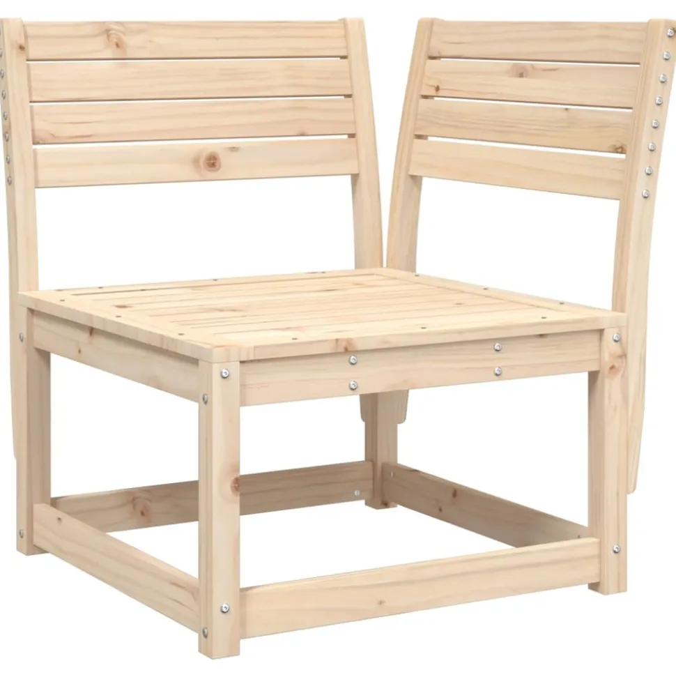 MAISON EXCLUSIVE - Salon de jardin 6 pcs bois de pin massif
