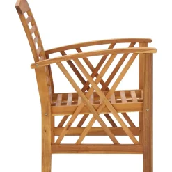 MAISON EXCLUSIVE - Salon de jardin 5 pcs bois d'acacia solide