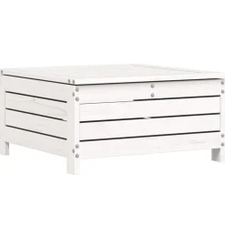 MAISON EXCLUSIVE - Salon de jardin 4 pcs blanc bois de pin massif