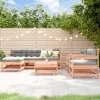 MAISON EXCLUSIVE - Salon de jardin 7 pcs bois massif douglas