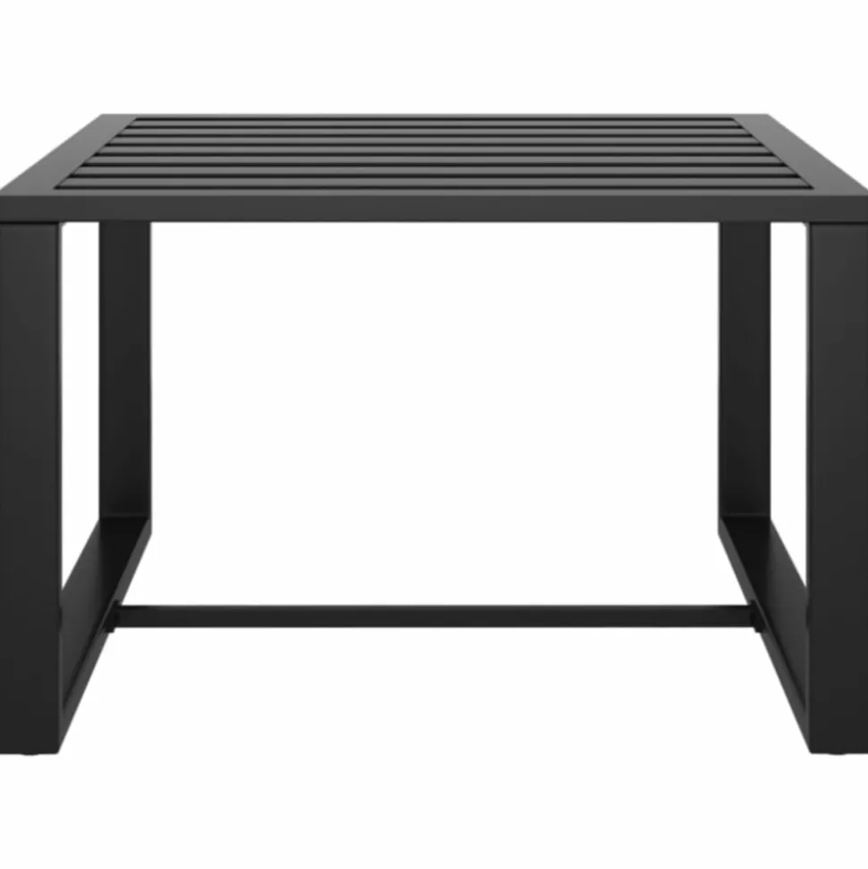 MAISON EXCLUSIVE - Salon de jardin 7 pcs avec coussins aluminium anthracite