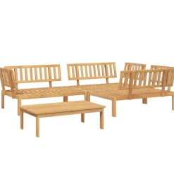 MAISON EXCLUSIVE - Salon palette de jardin 4 pcs bois d'acacia massif