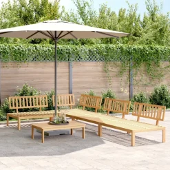 MAISON EXCLUSIVE - Salon palette de jardin 5 pcs bois d'acacia massif