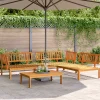 MAISON EXCLUSIVE - Salon palette de jardin 4 pcs bois d'acacia massif