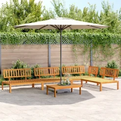 MAISON EXCLUSIVE - Salon palette de jardin 5 pcs bois d'acacia massif