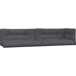 MAISON EXCLUSIVE - Salon palette de jardin avec coussins 3pcs bois d'acacia massif