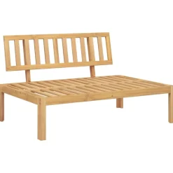 MAISON EXCLUSIVE - Salon palette de jardin avec coussins 3pcs bois d'acacia massif