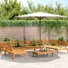 MAISON EXCLUSIVE - Salon palette de jardin 6 pcs bois d'acacia massif