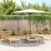 MAISON EXCLUSIVE - Salon palette de jardin 6 pcs bois d'acacia massif