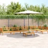 MAISON EXCLUSIVE - Salon palette de jardin 6 pcs bois d'acacia massif