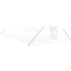 MAISON EXCLUSIVE - Serre avec cadre en acier blanc 80 m² 20x4x2 m