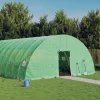 MAISON EXCLUSIVE - Serre avec cadre en acier vert 132 m² 22x6x2,85 m