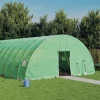 MAISON EXCLUSIVE - Serre avec cadre en acier vert 96 m² 16x6x2,85 m