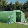 MAISON EXCLUSIVE - Serre avec cadre en acier vert 18 m² 6x3x2 m