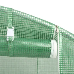 MAISON EXCLUSIVE - Serre avec cadre en acier vert 18 m² 6x3x2 m