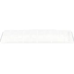 MAISON EXCLUSIVE - Serre avec cadre en acier blanc 30 m² 10x3x2 m