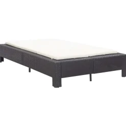 MAISON EXCLUSIVE - Transat à 2 places avec coussin noir résine tressée