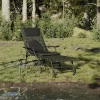 MAISON EXCLUSIVE - Transat de pêche avec pieds à boue réglables pliable camouflage