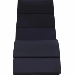 MAISON EXCLUSIVE - Transat avec coussin résine tressée noir