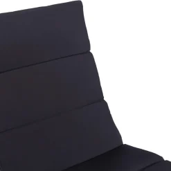 MAISON EXCLUSIVE - Transat avec coussin résine tressée noir