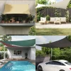 MAISON EXCLUSIVE - Voile de parasol tissu oxford rectangulaire 3x6 m vert foncé