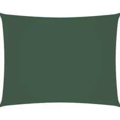 MAISON EXCLUSIVE - Voile de parasol tissu oxford rectangulaire 3x6 m vert foncé