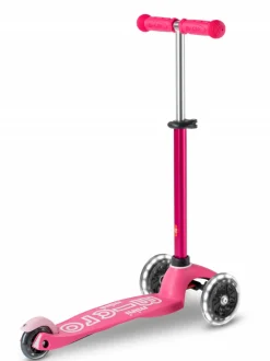 MICRO - Trottinette mini deluxe led - rose