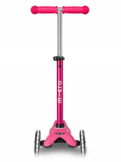MICRO - Trottinette mini deluxe led - rose