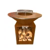 MIRICHAUD - Brasero couleur corten diamètre 95cm