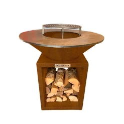MIRICHAUD - Brasero couleur corten diamètre 95cm