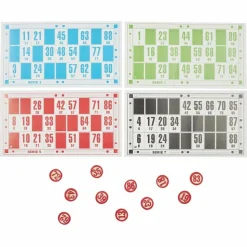 MISTER GADGET - Jeu de loto 48 grilles 90 jetons