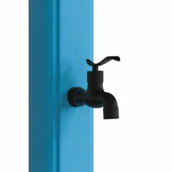 MPC - Douche solaire bleue avec reservoir 25l en polyethylene hd 226 cm
