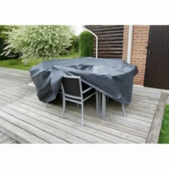 NATURE - Housse de protection table rectangulaire - ovale - 170x130