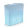NEWGARDEN - Bac à fleurs lumineux junco 80 solaire+batterie rechargeable led rgb avec télécommande 80x32x80cm