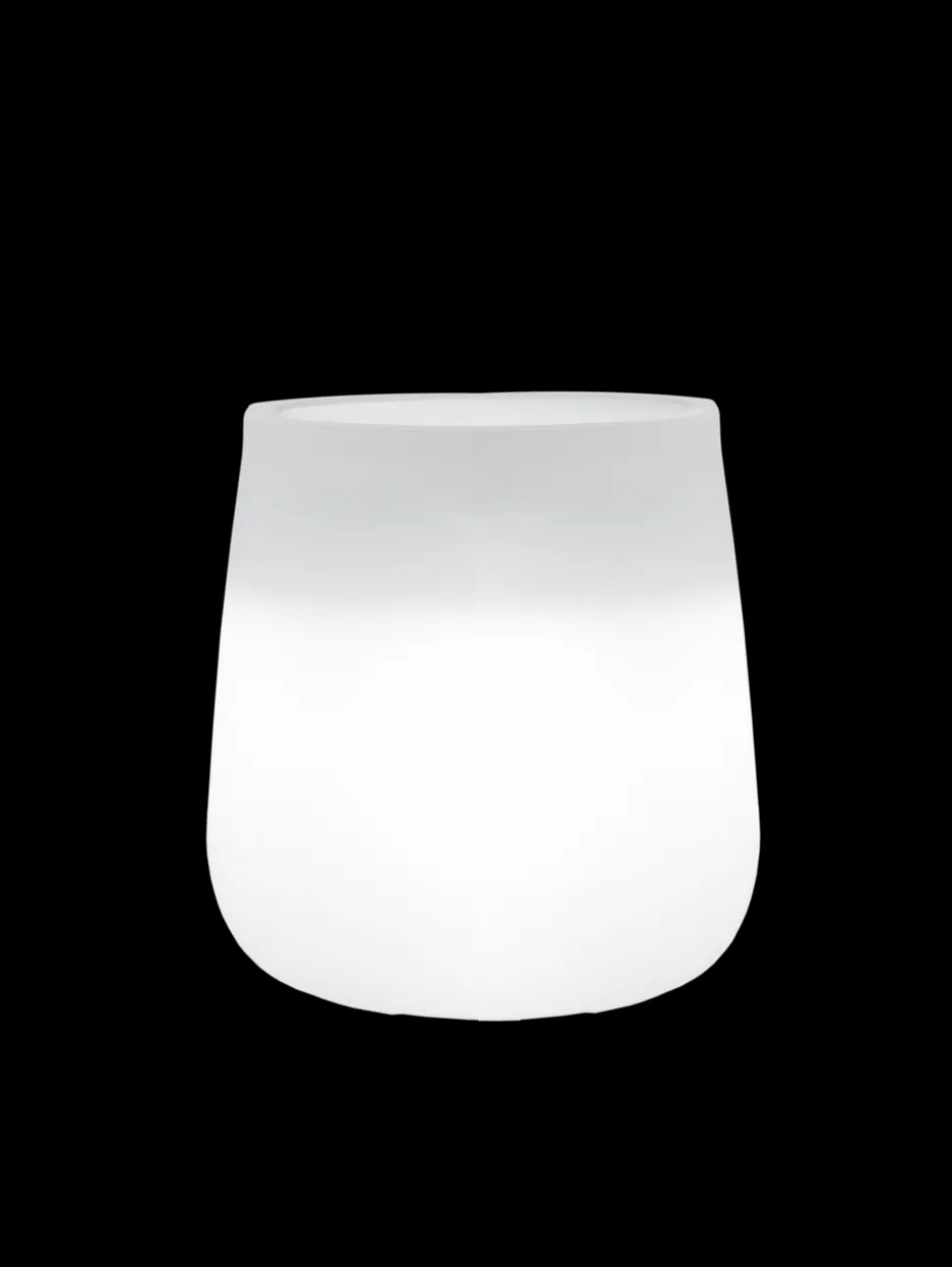 NEWGARDEN - Pot lumineux camelia 40 solaire+batterie rechargeable led rgb avec télécommande ø39x39cm