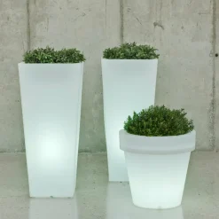NEWGARDEN - Pot lumineux melisa 40 lumière blanche froide par câble 40x40x90cm