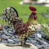 NORTENE - Coq décoratif stylisé en acier pour jardin