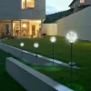NORTÈNE - Globe solaire à planter ophea en verre transparent
