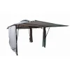 OZALIDE - Tonnelle 3x3m - acier - gris anthracite - merida