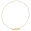 PARIS PRIX - Anneau déco en métal "gail" 60cm or