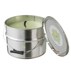 PARIS PRIX - Bougie parfumée "ikoko citronnelle" 28cm vert menthe